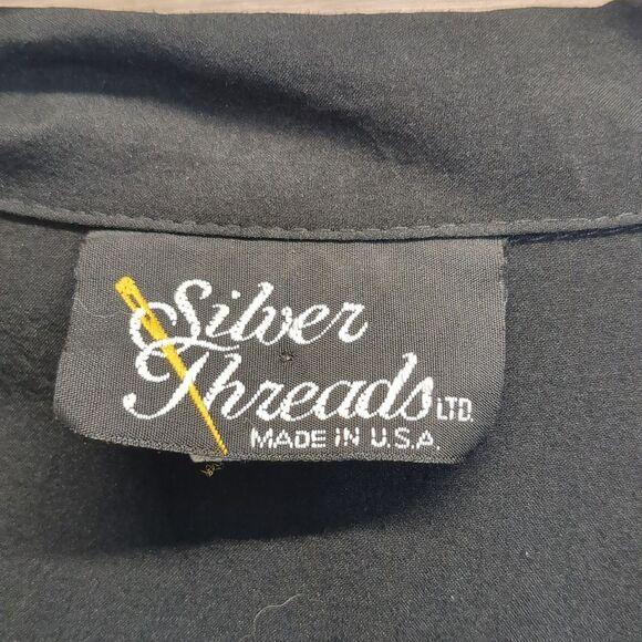 Vintage Silver Threads Zip Up Tiger Windbreaker Men's XXL - Picture 6 of 8